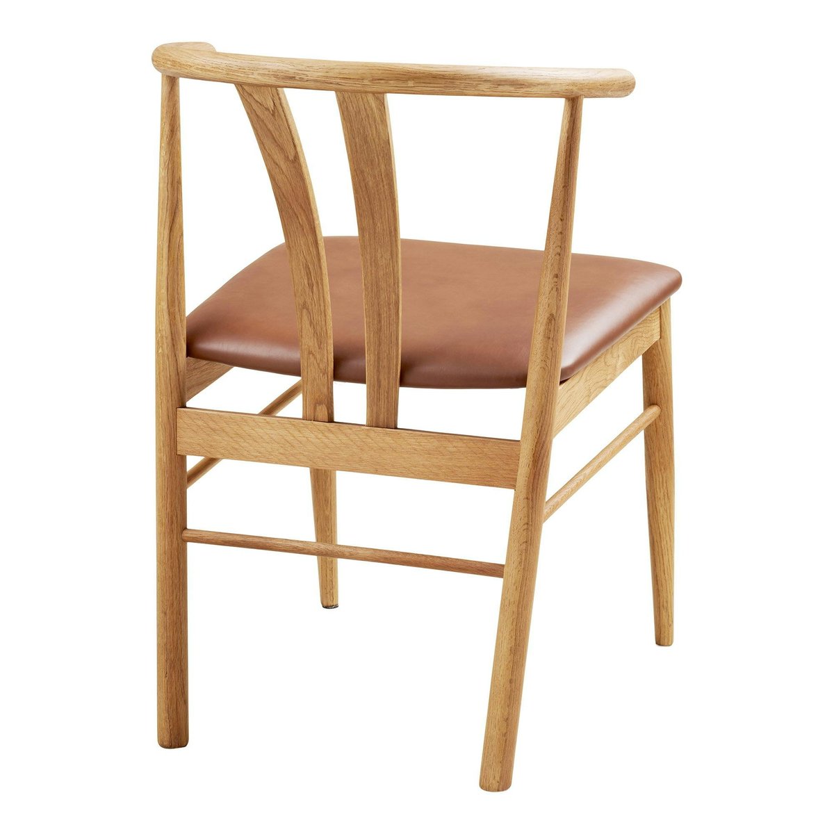 Chaise design en chêne (lot de 2) BERLIN brun, PIER IMPORT
