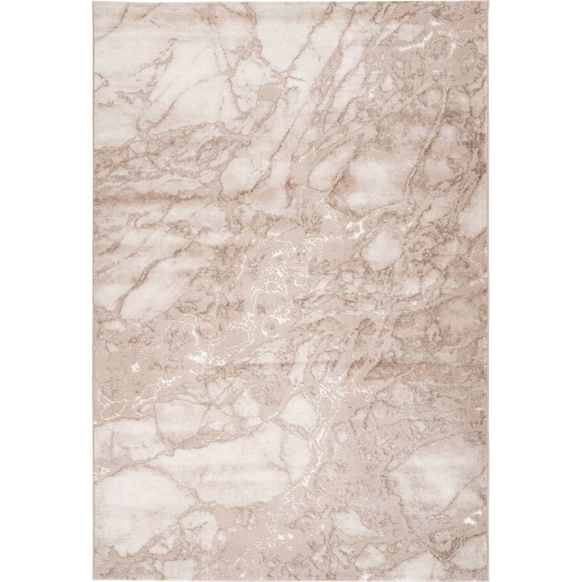 Tapis rectangulaire, Mineral beige sable effet marbre clair, ARTE ESPINA
