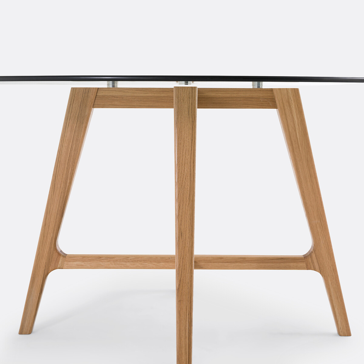 Ronde eettafel 4 à 6 personen Zoleta eikenhout, LA REDOUTE INTERIEURS