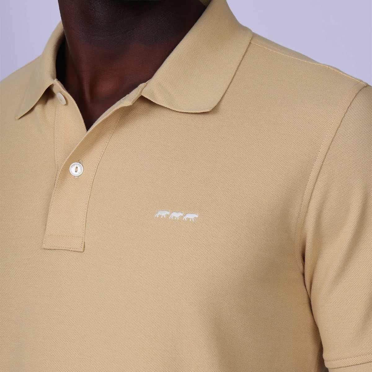 Polo Collin beige, MISE AU GREEN