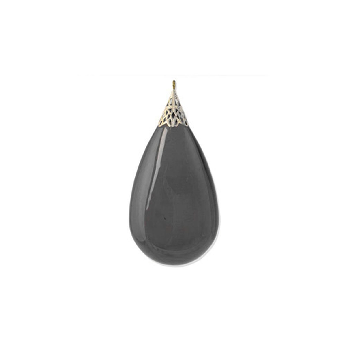 Décoration orientale en forme de goutte gris, ATMOSPHERA