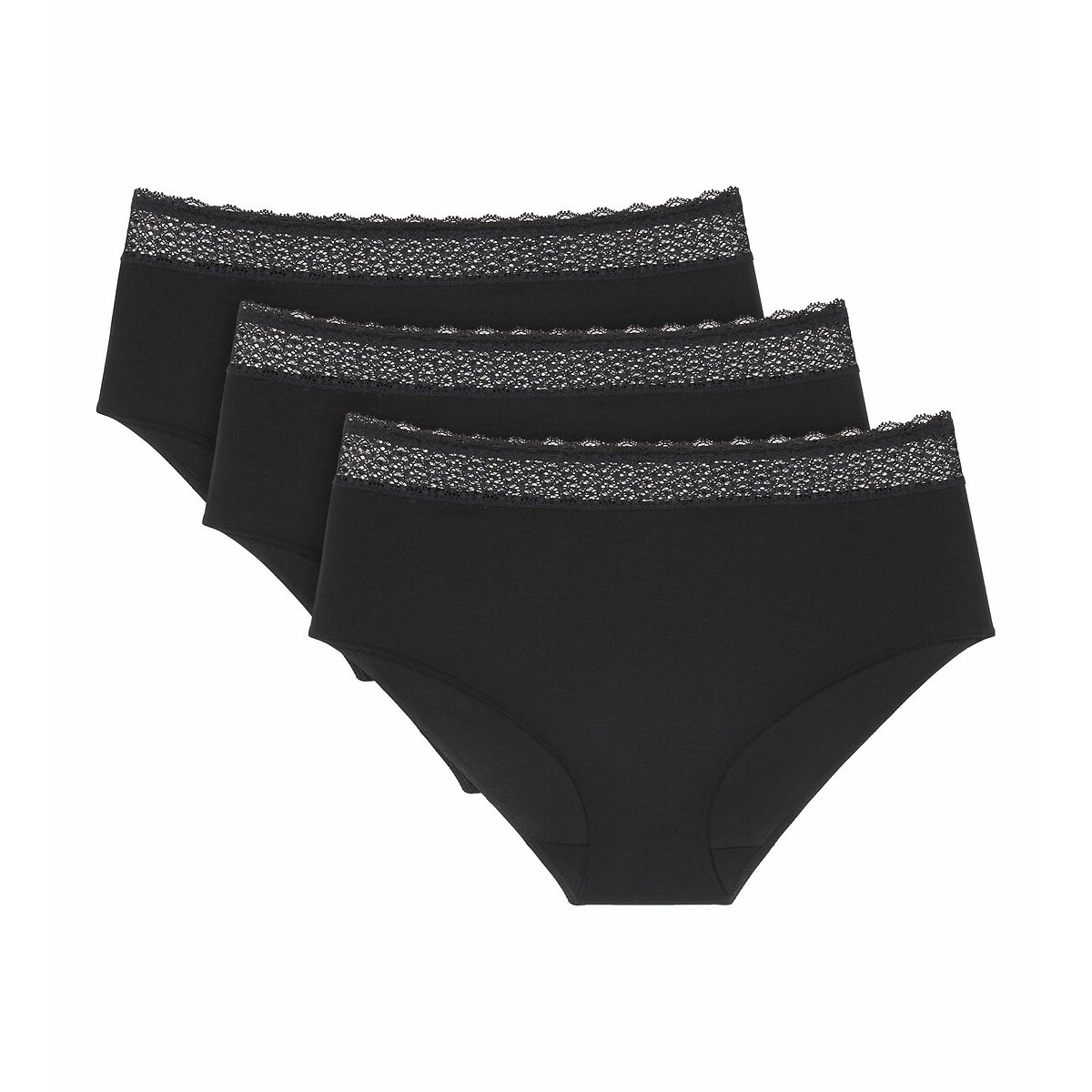 Pack of 3 Feel of Modal Full Knickers black, TRIUMPH