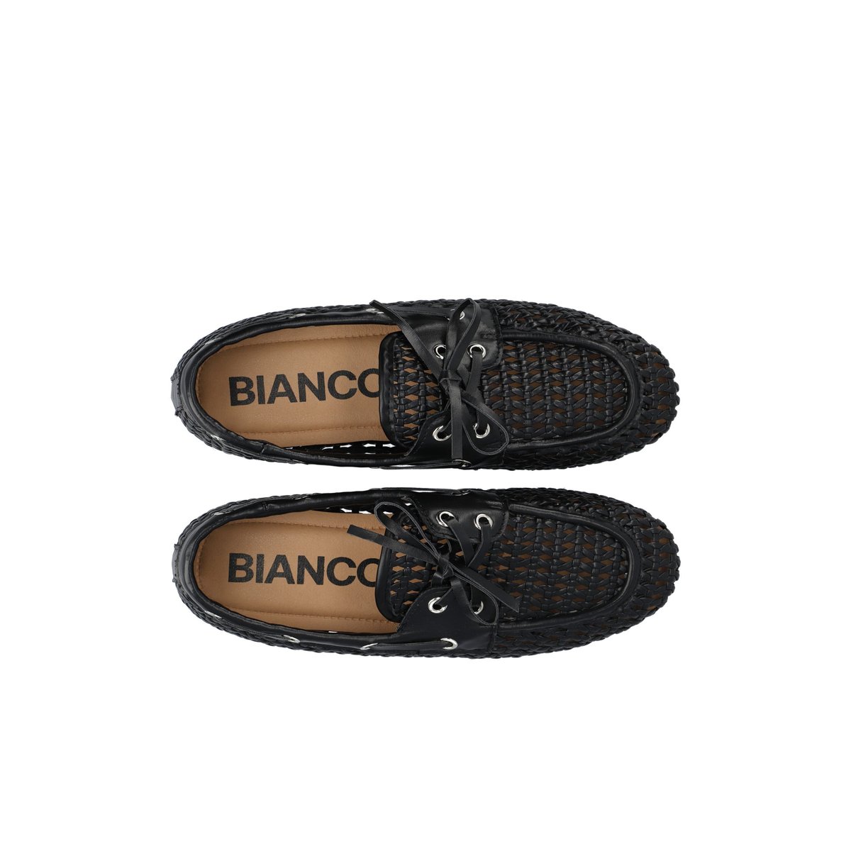 Chaussures Bateau black1, BIANCO