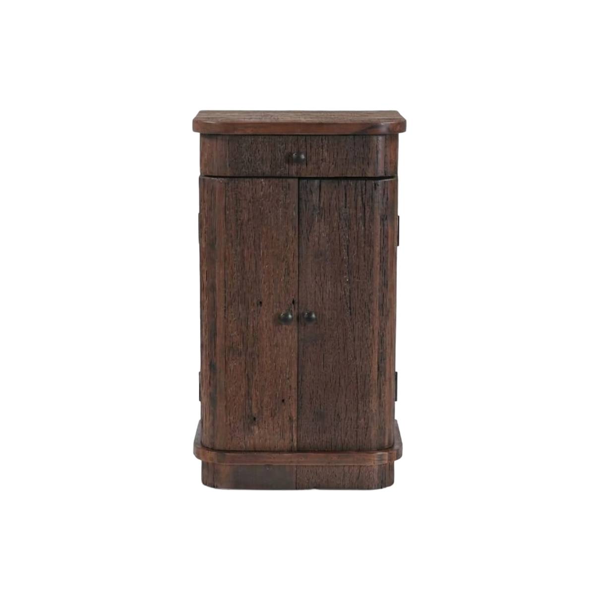 Chiffonnier en bois recyclé CAPUCINE bois foncé, MADE IN MEUBLES