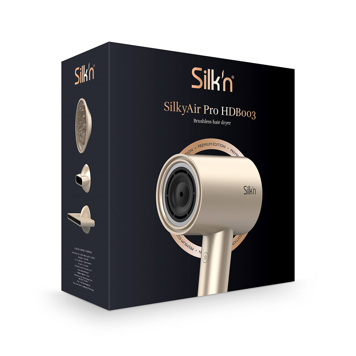 Sèche cheveux Silk'n Silky Air Pro V2 doré, SILKN