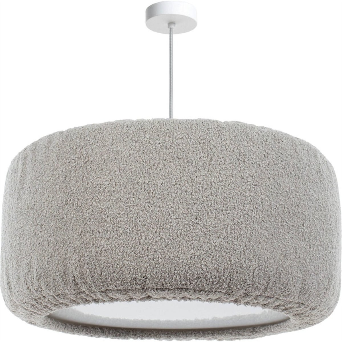 Suspension nuage en tissu rond Cloud gris nuage doux, BPS KONCEPT