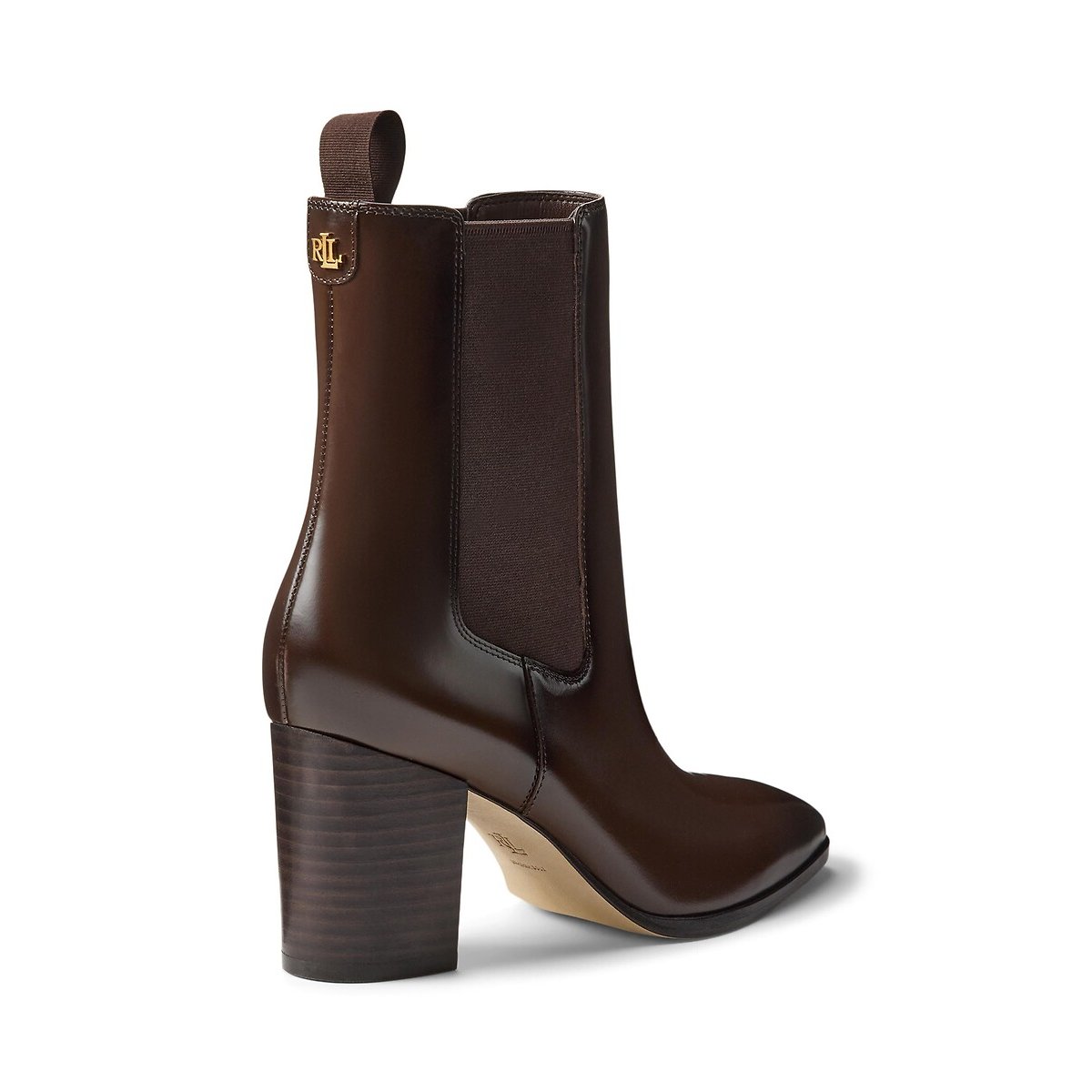 Rlyn Leather Chelsea Boots dark brown, LAUREN RALPH LAUREN