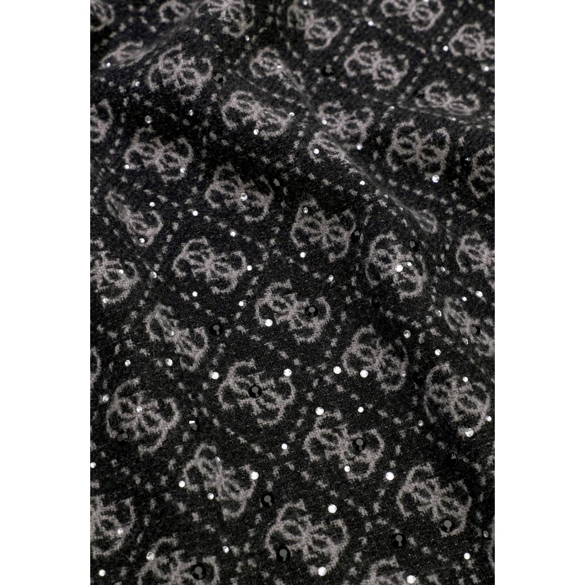 Écharpe Jacquard Jewels noir, GUESS