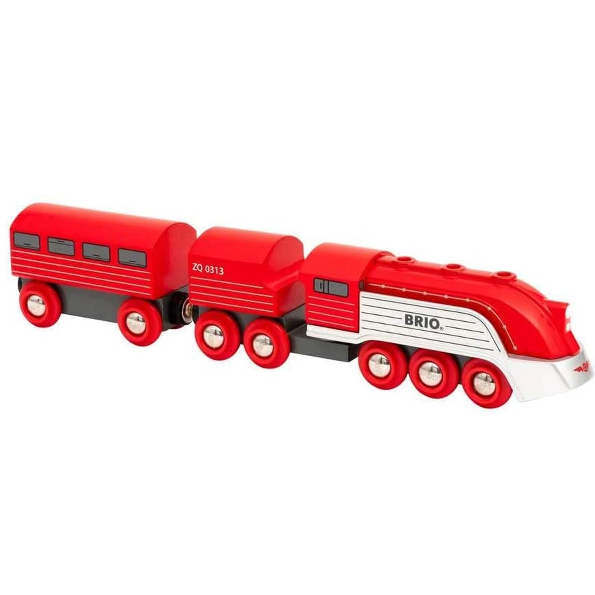 Train Aérodynamique rouge, BRIO