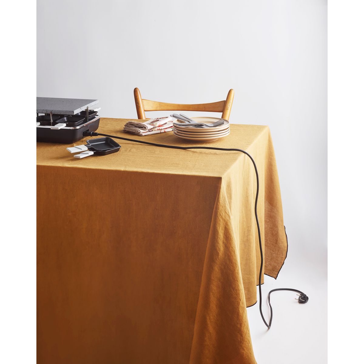 Raclette element noir pierre de cuisson noir, LAGRANGE