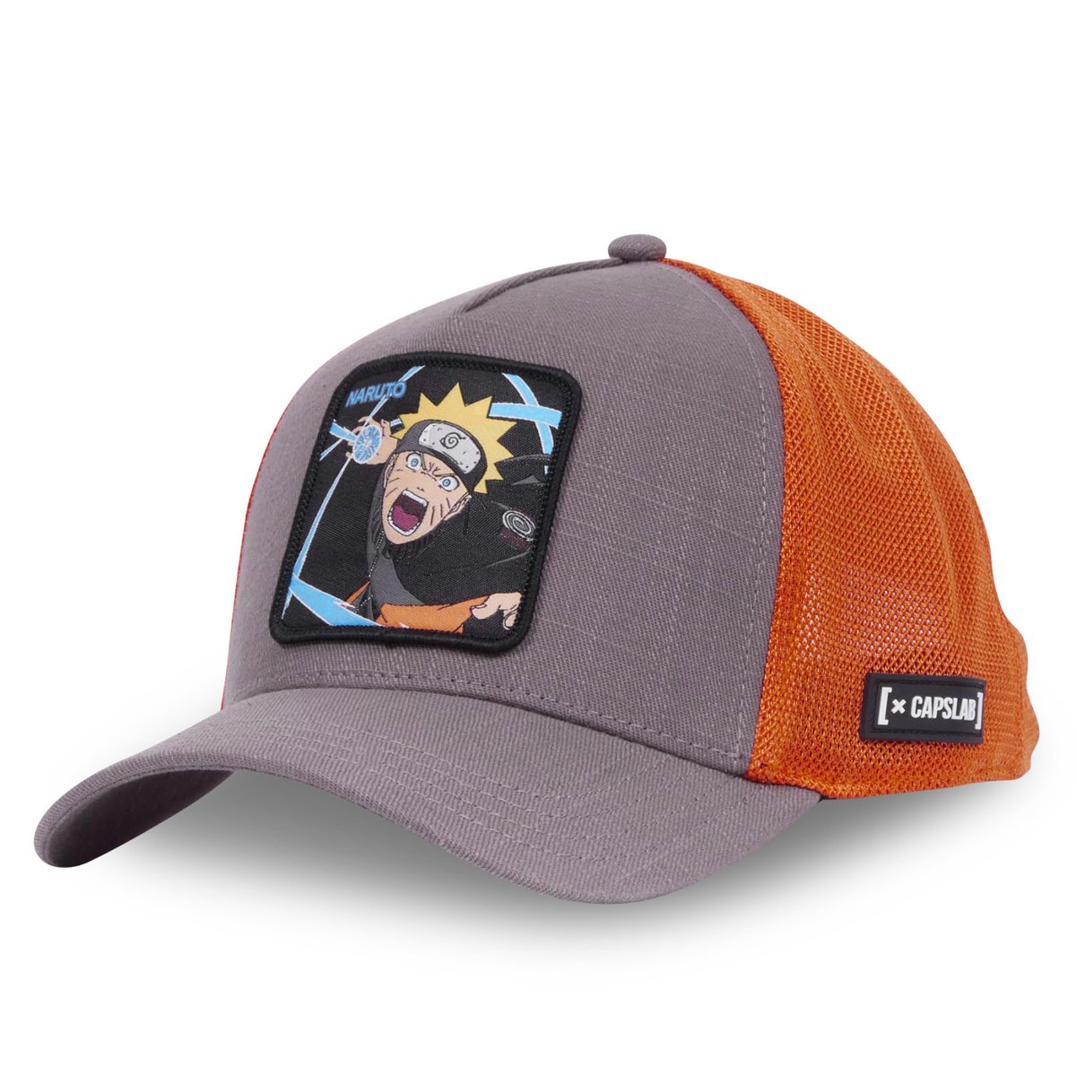 Casquette Naruto Shippuden Naruto gris clair/orange, CAPSLAB