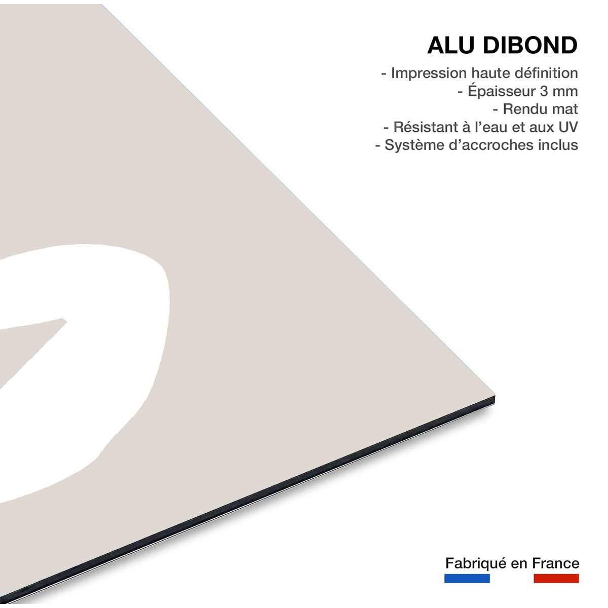 Tableau read my lips tableau alu dibond, HEXOA