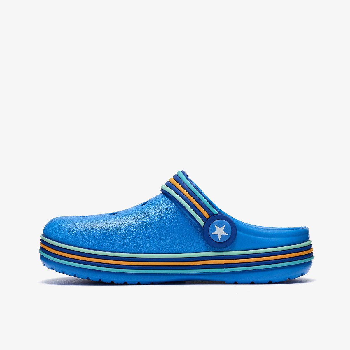 Sabot Synthétique Coupe Large QUINN POP K bleu, CLARKS