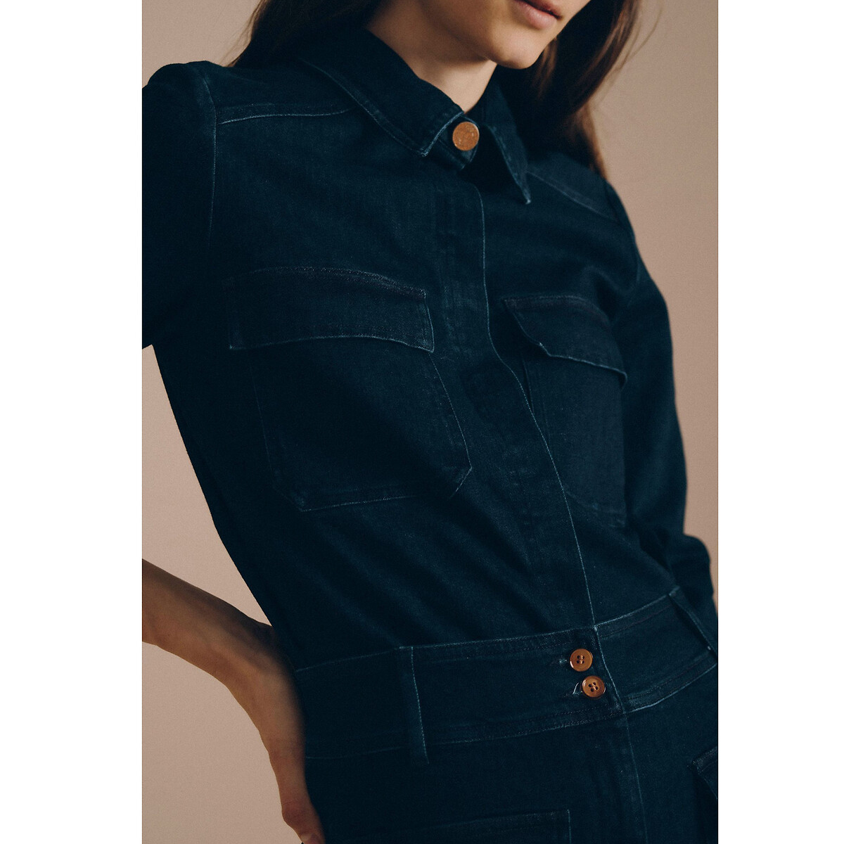 Chemise en jean manches longues GUGGEN brut, SESSUN