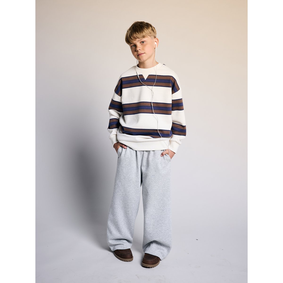 Lot de 2 pantalons larges gris, JONEN