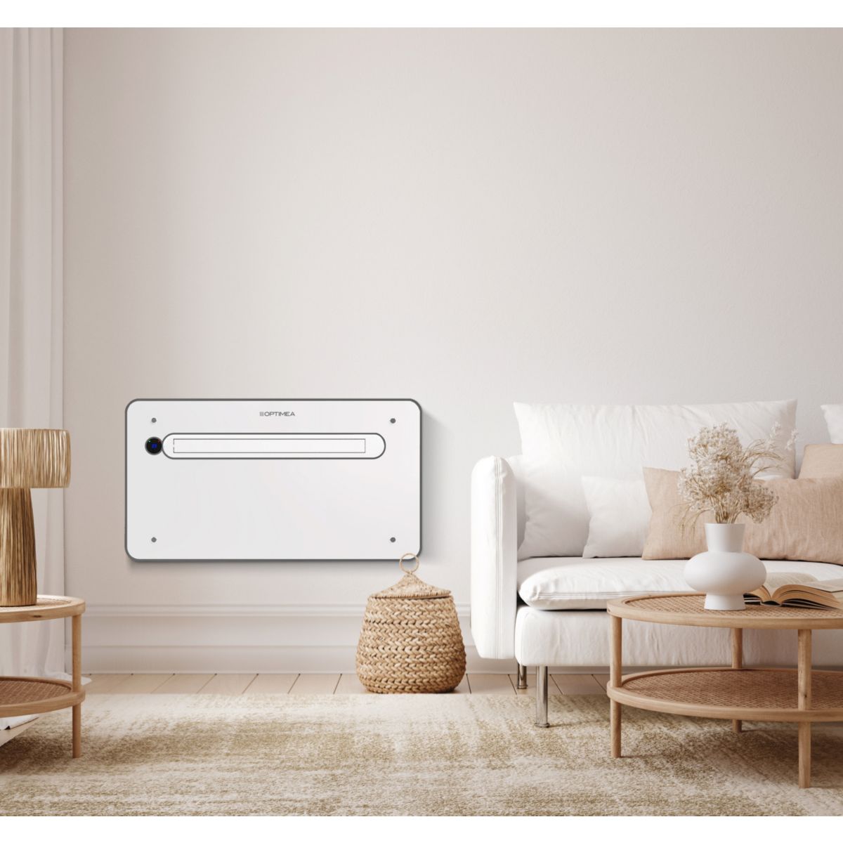 Ventilateur-chauffage OAC-270-SDIN couleur unique, OPTIMEA