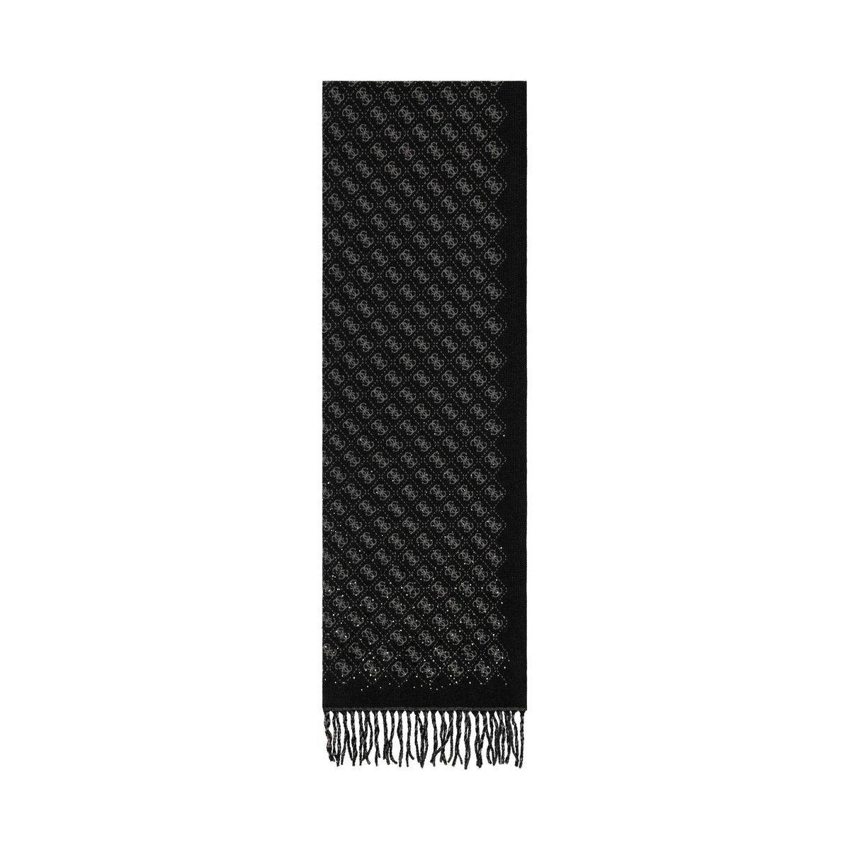 Écharpe Jacquard Jewels noir, GUESS