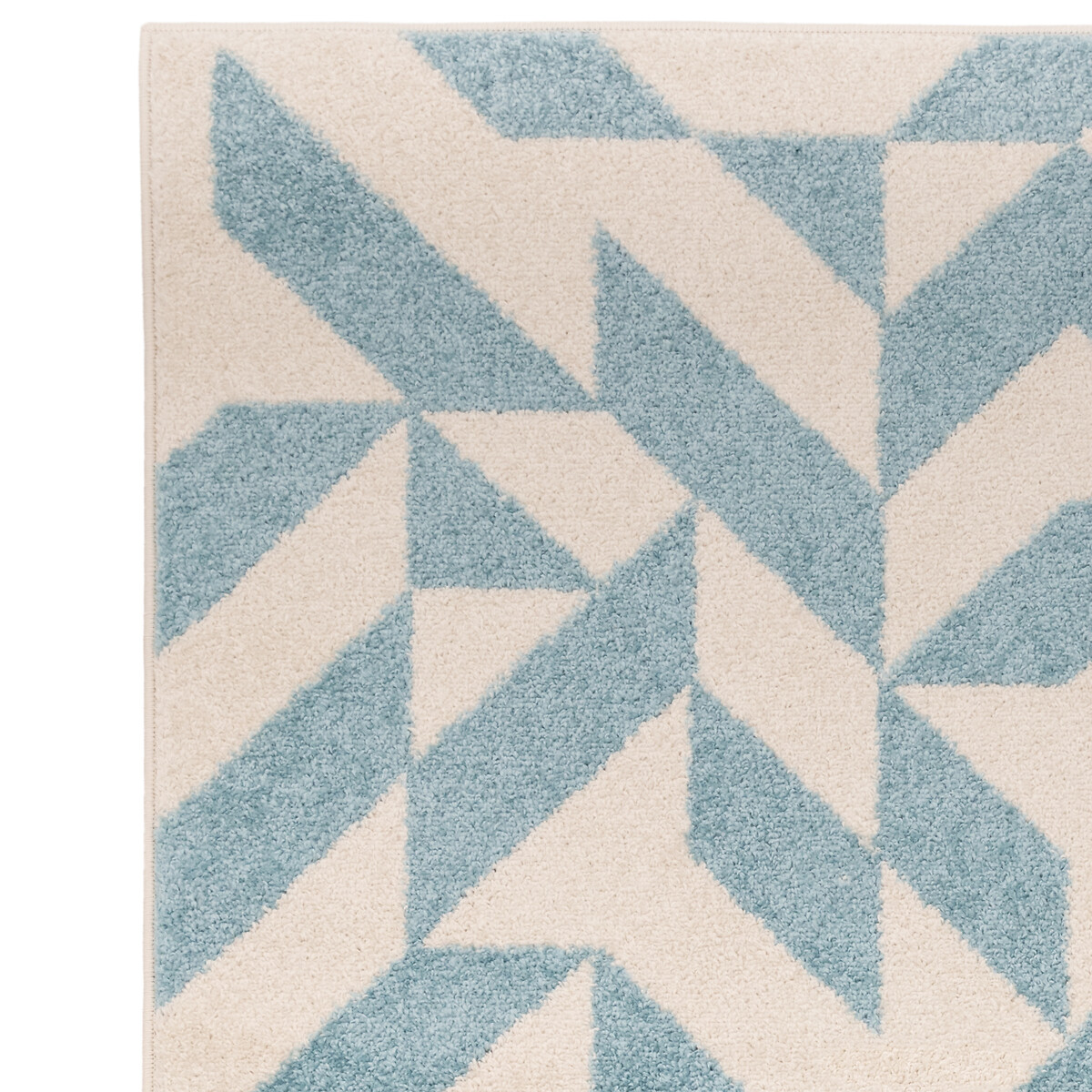 Shapes Flatweave Rug blue, SO'HOME