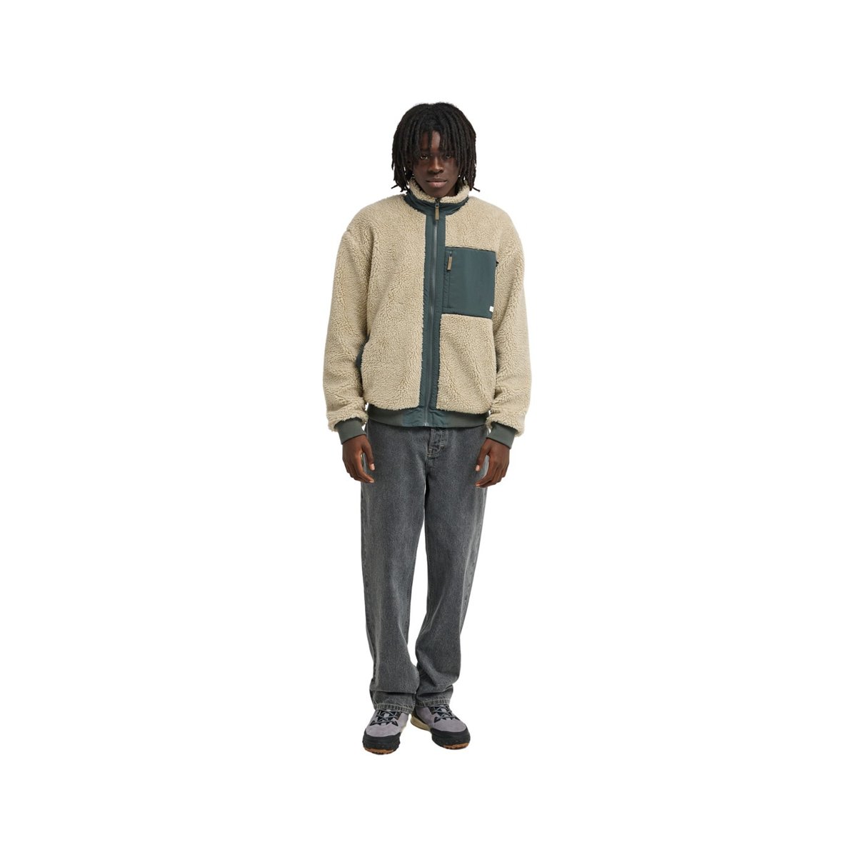 Veste Sherpa OAK SHERPA beige oat milk, ELEMENT