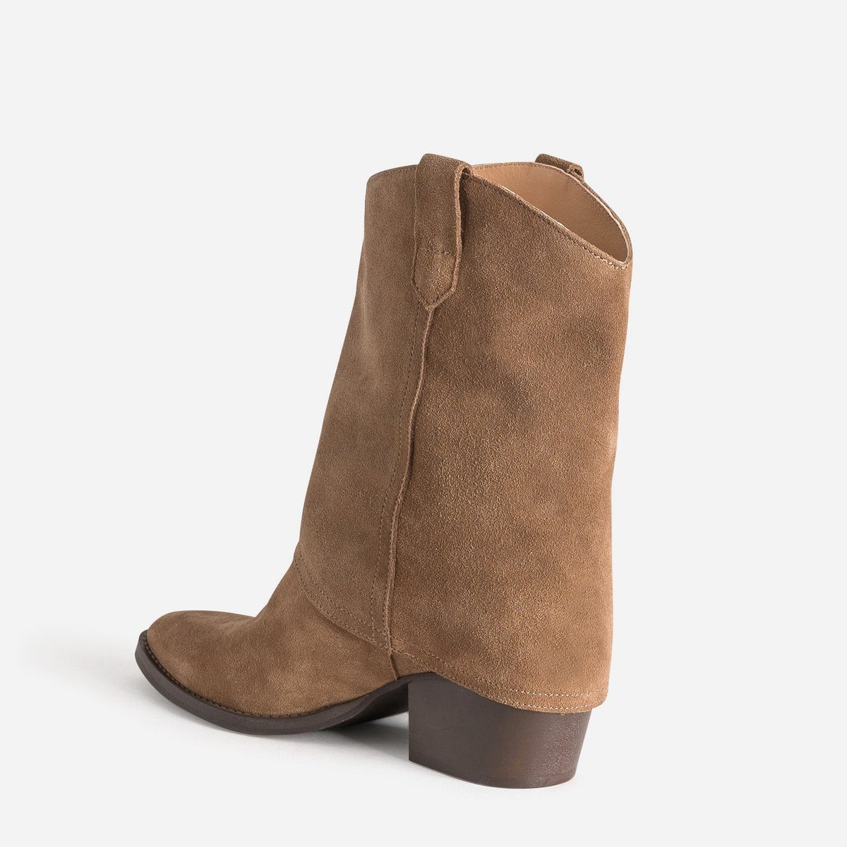 Botte À Talon en cuir TAKIBA taupe, ERAM