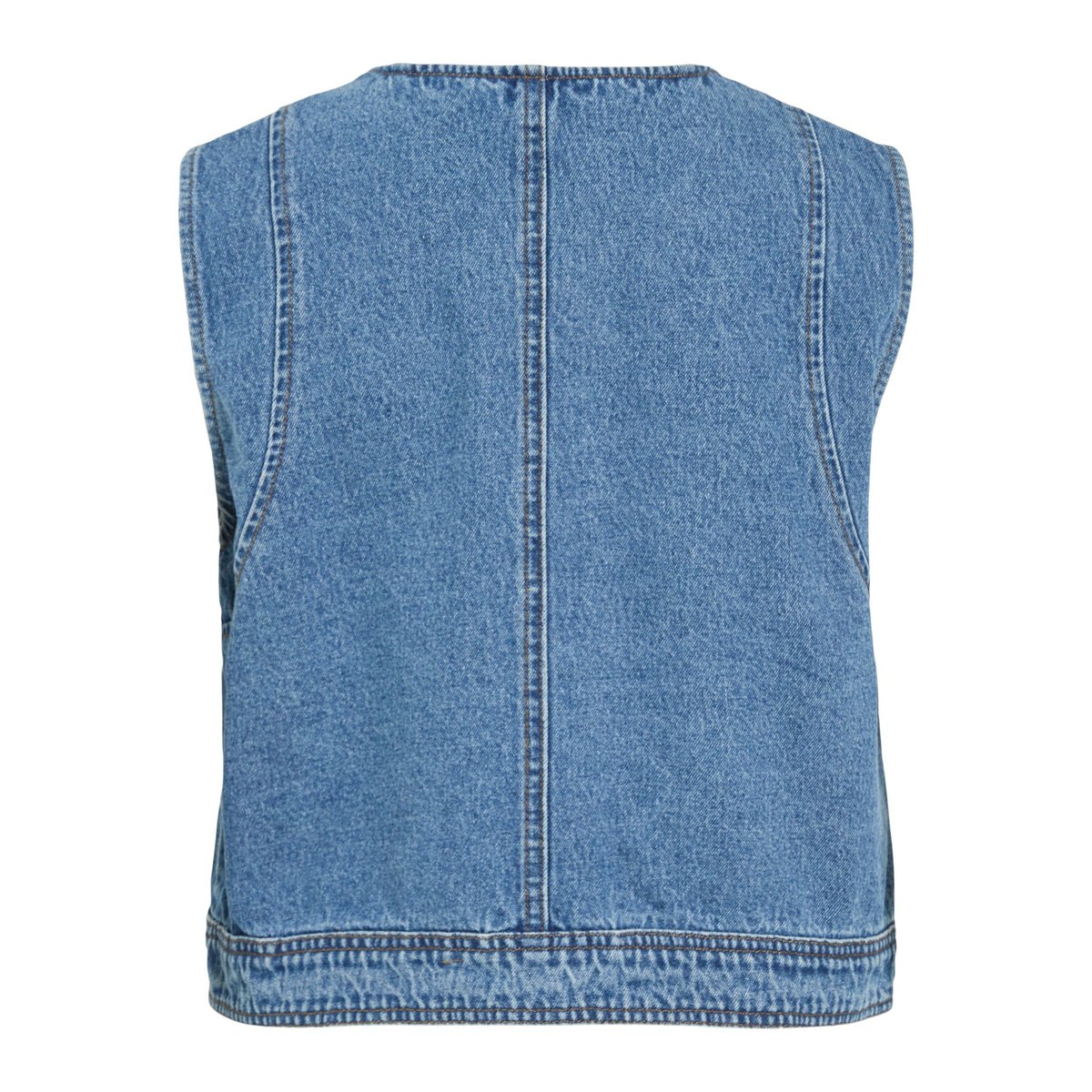Gilet bleu - dark medium blue denim, ROUGE EDIT