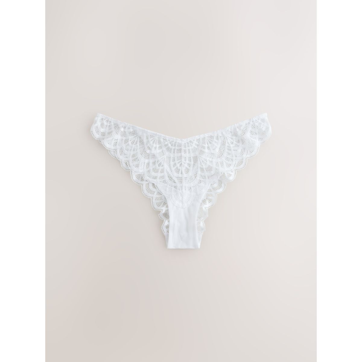 Slip en dentelle, lot de 2 blanc, NEXT