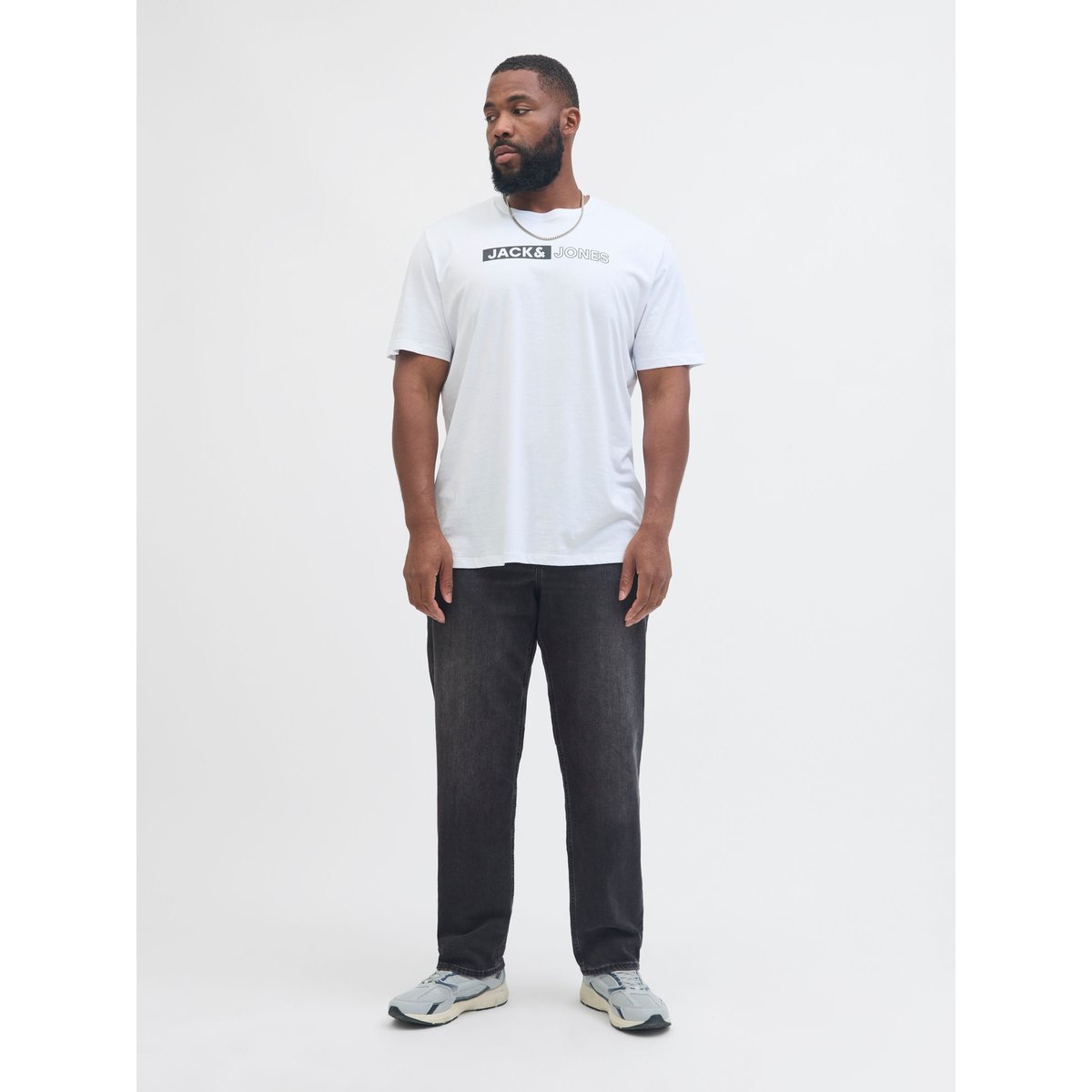 Jean Coupe Tapered black denim, JACK & JONES