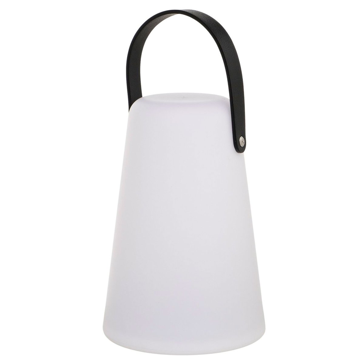 Set de 2 lanternes extérieures LED blanc, noir et vert 13.5x13.5x20.5cm blanc, WADIGA