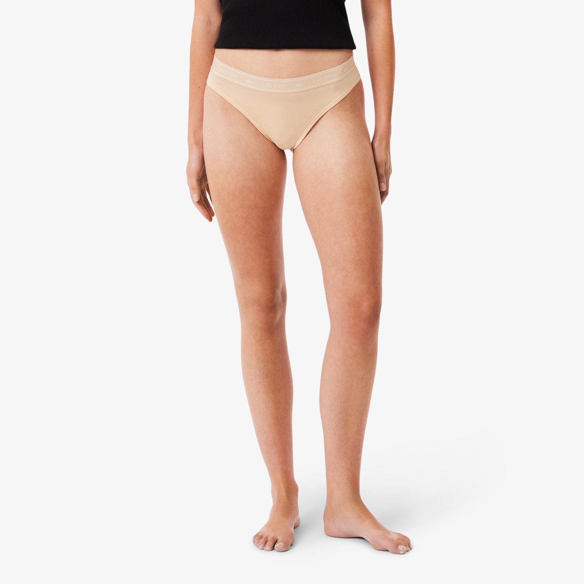 String coton stretch bande siglée beige-i89, LACOSTE