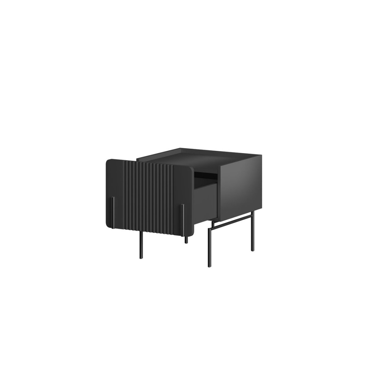 Table de chevet , MATHILDE noir, BOBOCHIC
