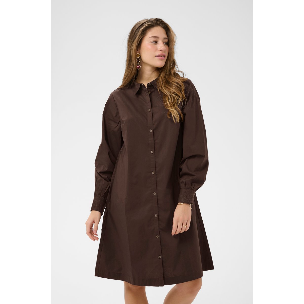 Robe marron java, CREAM