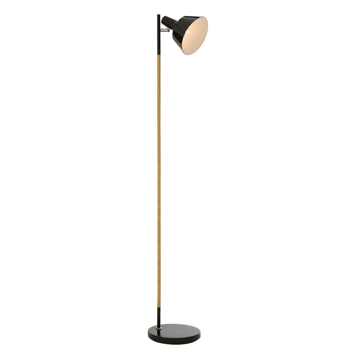 Brant Scandi-Style Contemporary Floor Lamp in Black black, SO'HOME