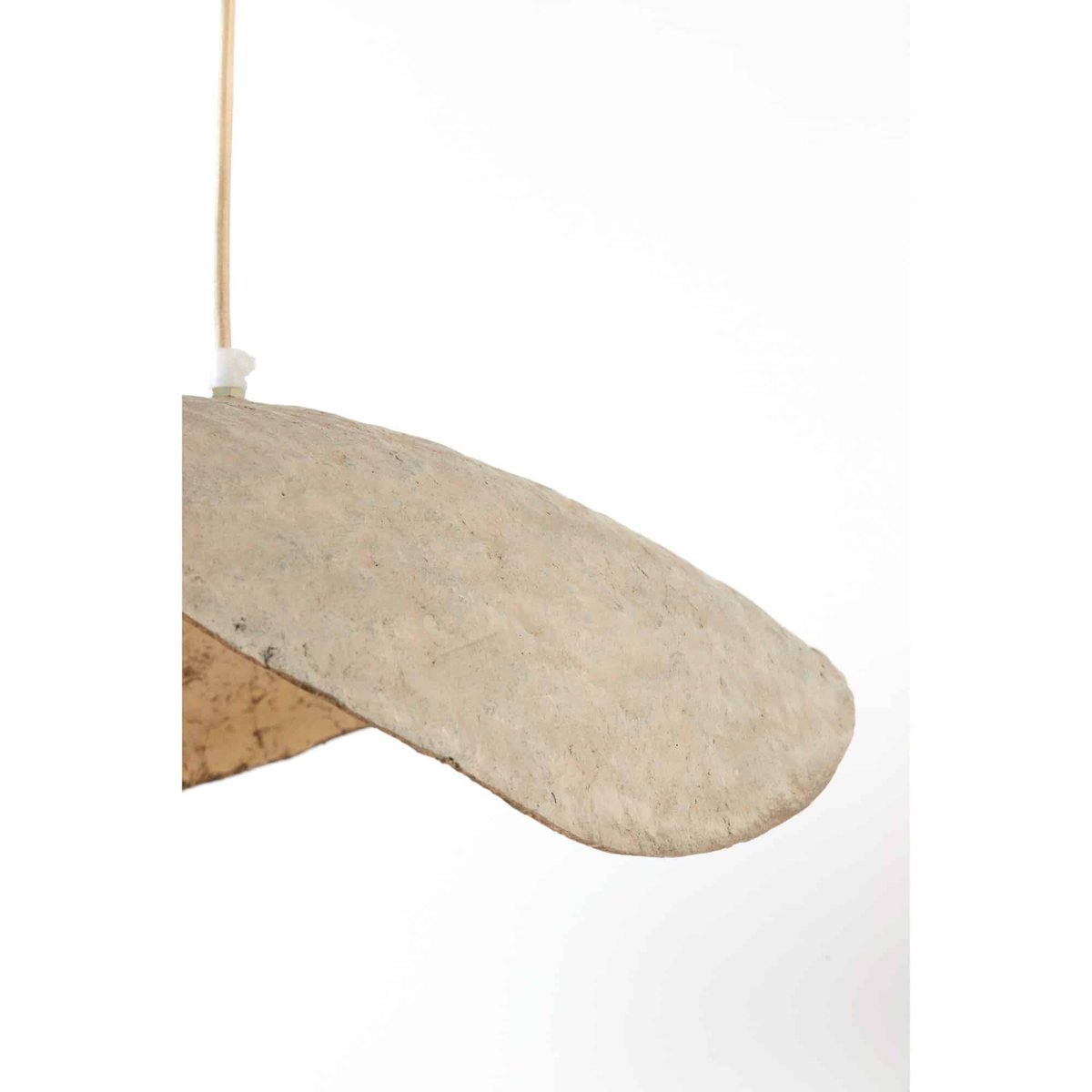 Suspension Papier LONIA gris antique, LIGHT & LIVING 