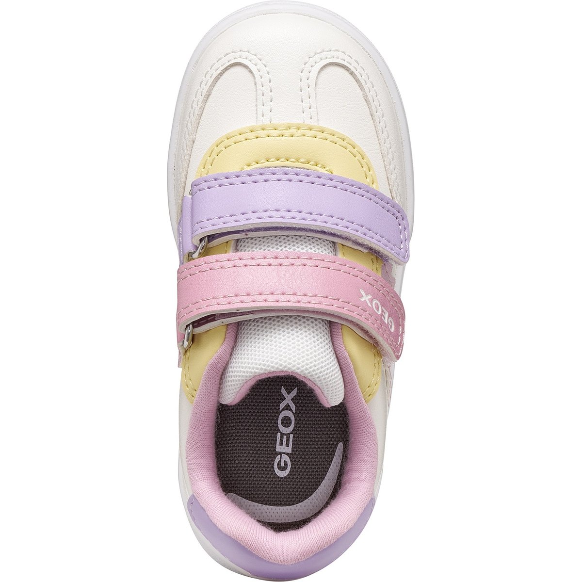 Baskets  B ECLYPER blanc/rose, GEOX