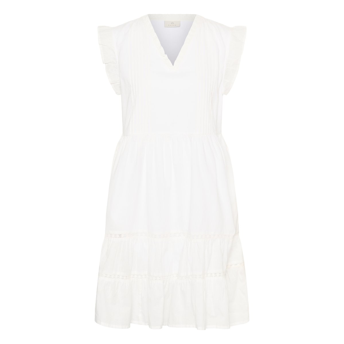 Robe blanc chalk, KAFFE