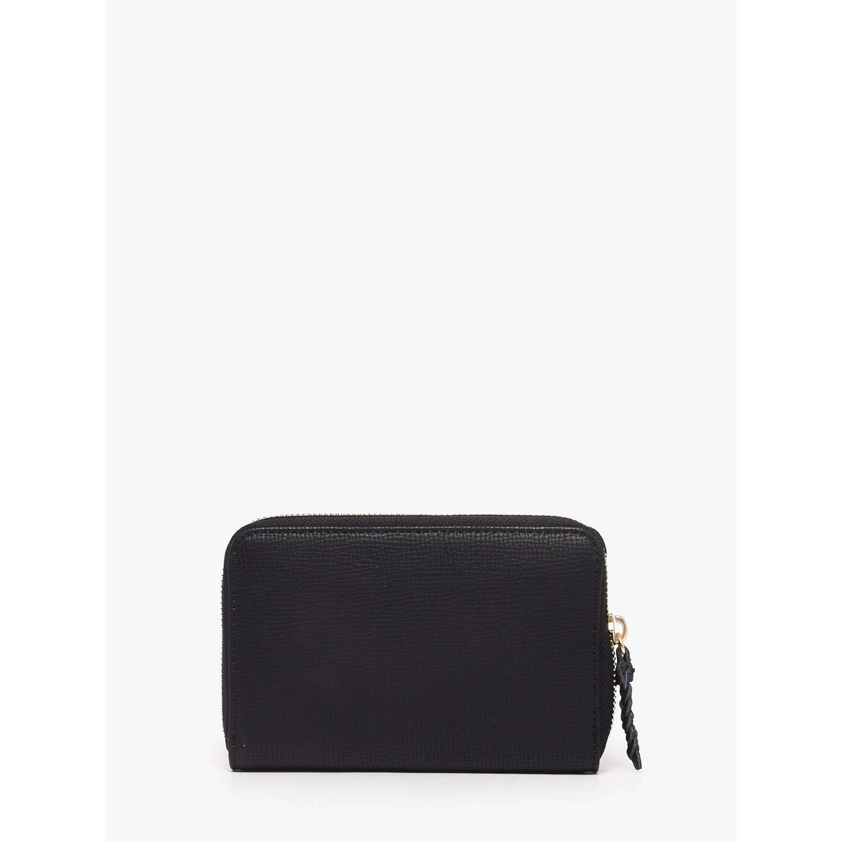 Portefeuille Torsade cuir noir, ETRIER