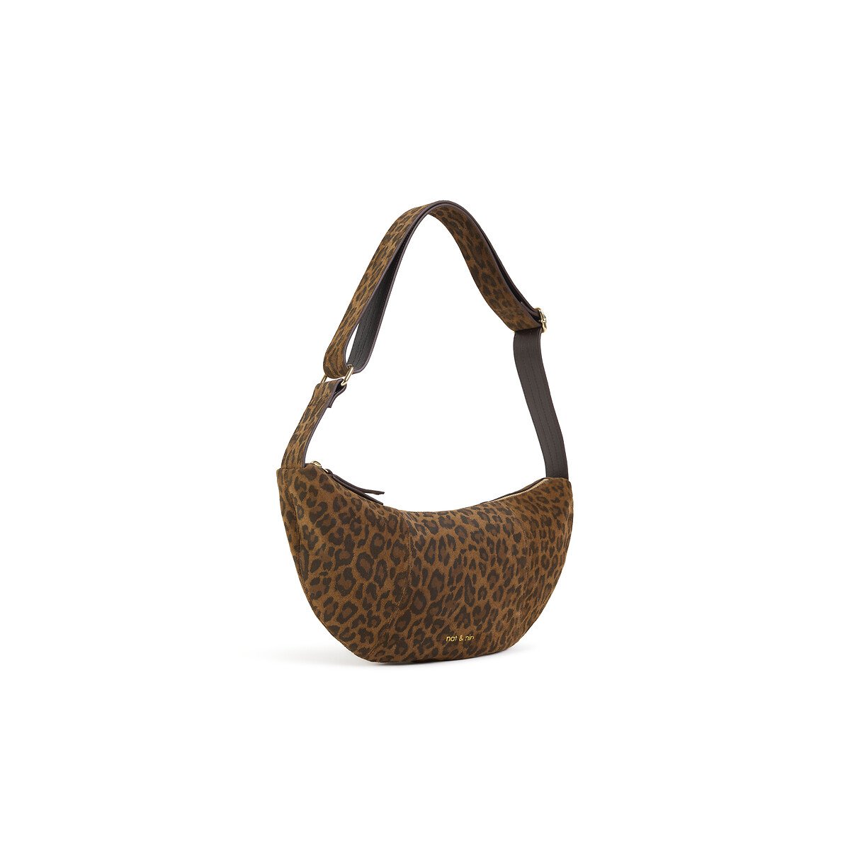 Luce Cotton Fanny Pack leopard print, NAT & NIN