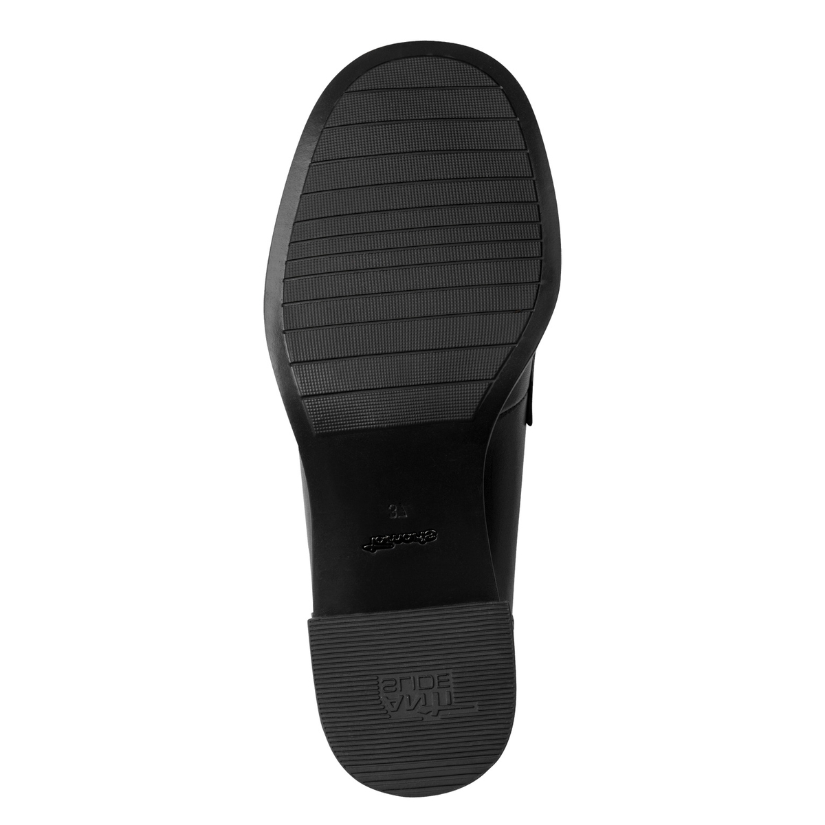 Trotteur en cuir noir, TAMARIS