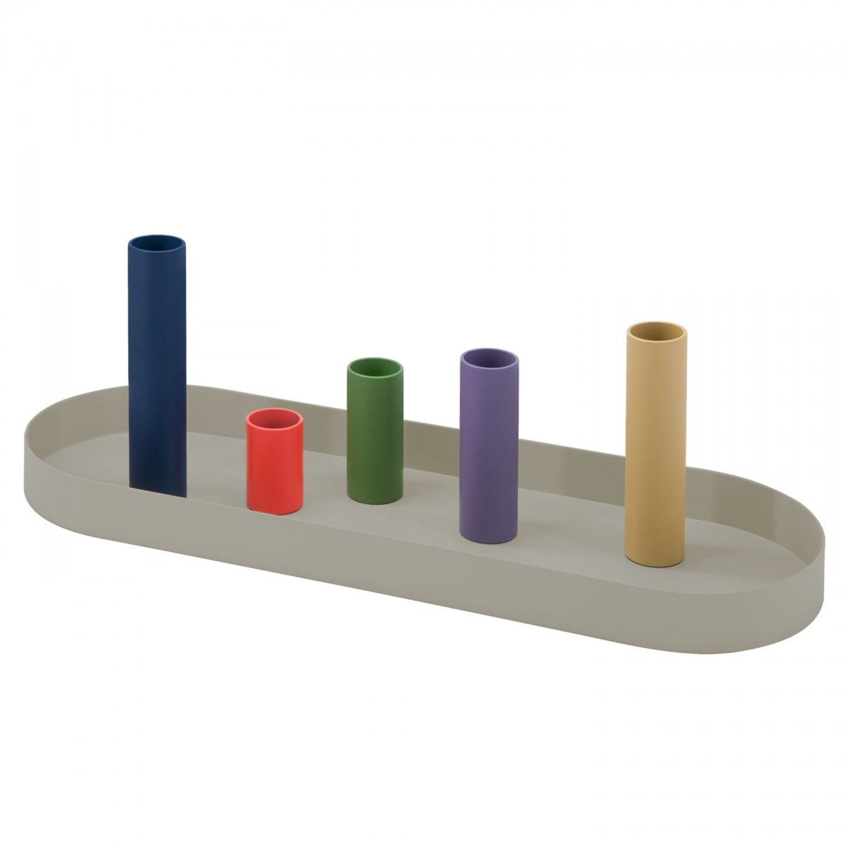 Bougeoir magnétique ovale Luna multicolore, REMEMBER