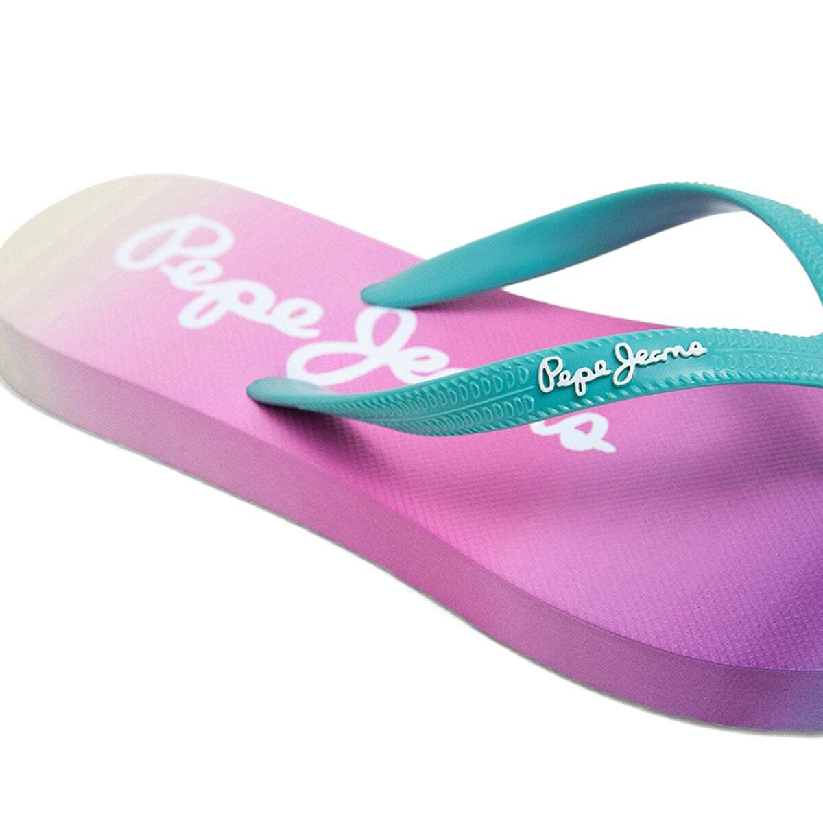 Tongs De Plage À Effet Dégradé vert hydro, PEPE JEANS