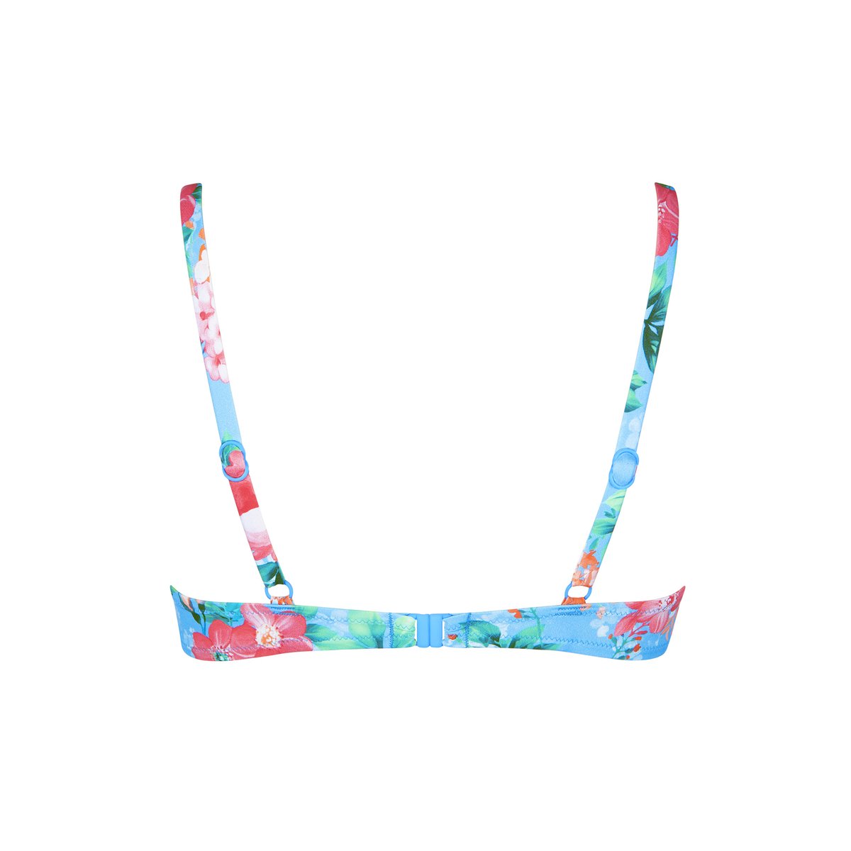 Haut maillot de bain préformé multipositions Manila bleu, LISCA