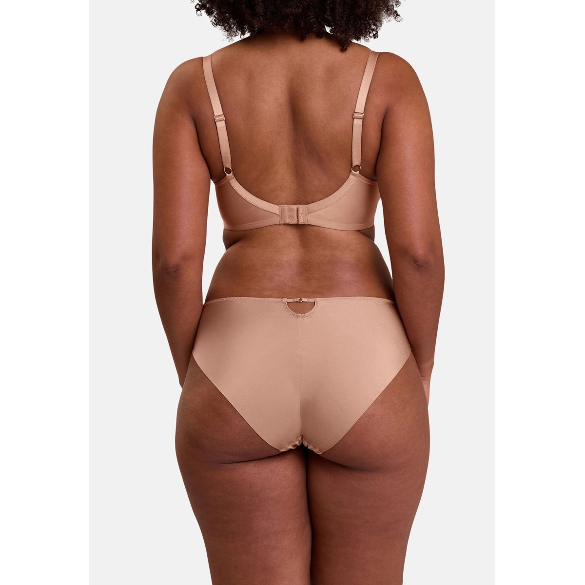 Soutien-gorge corbeille GEORGIA broderie multicolore fond tuscany, SANS COMPLEXE