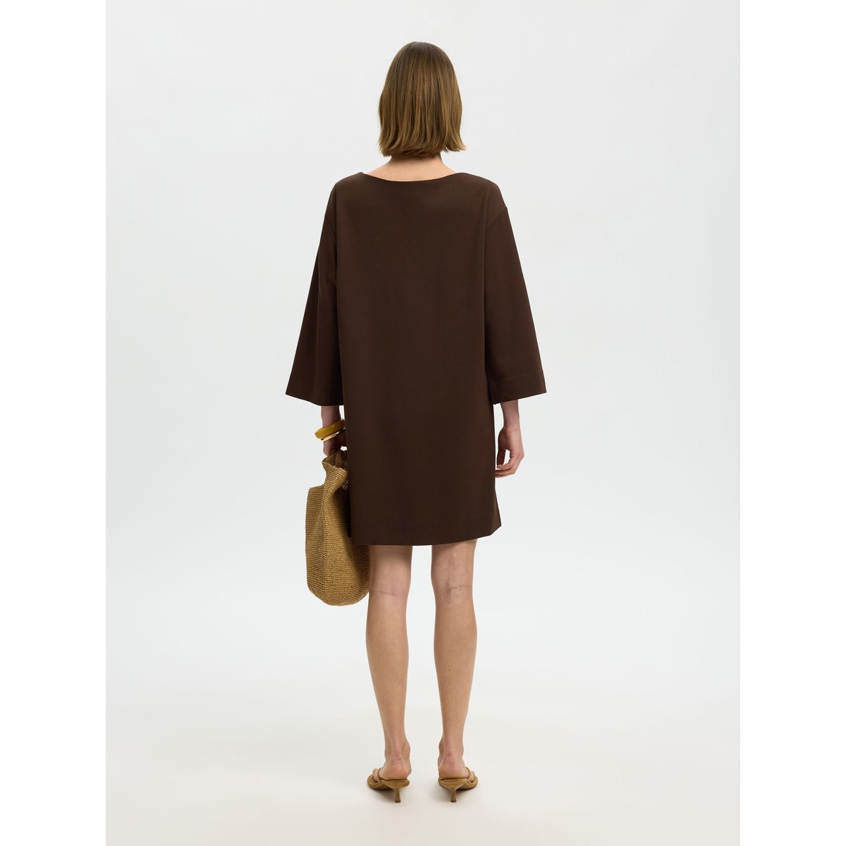 Mini-Robe marron - delicioso, SELECTED