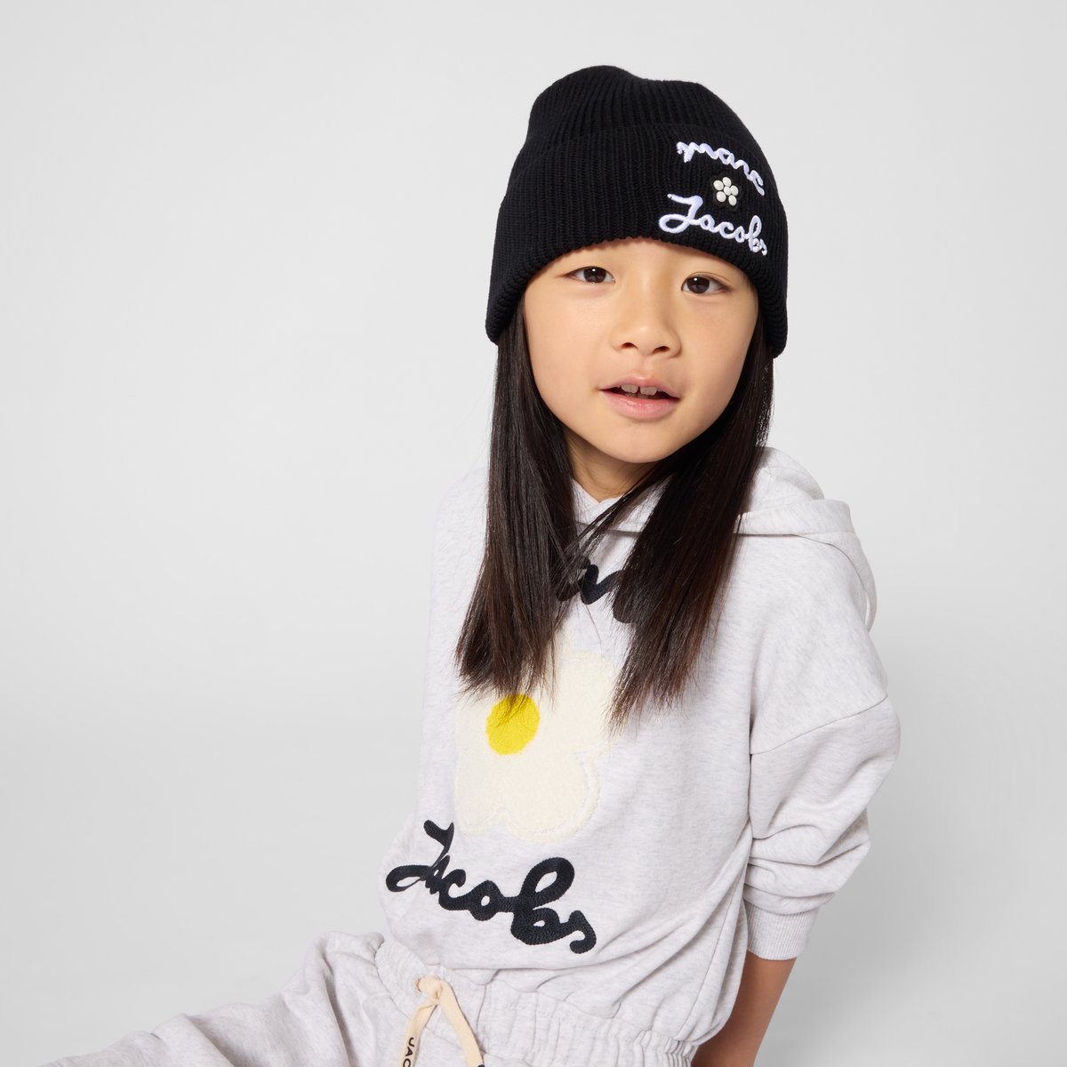 Robe à capuche gris chine clair, MARC JACOBS