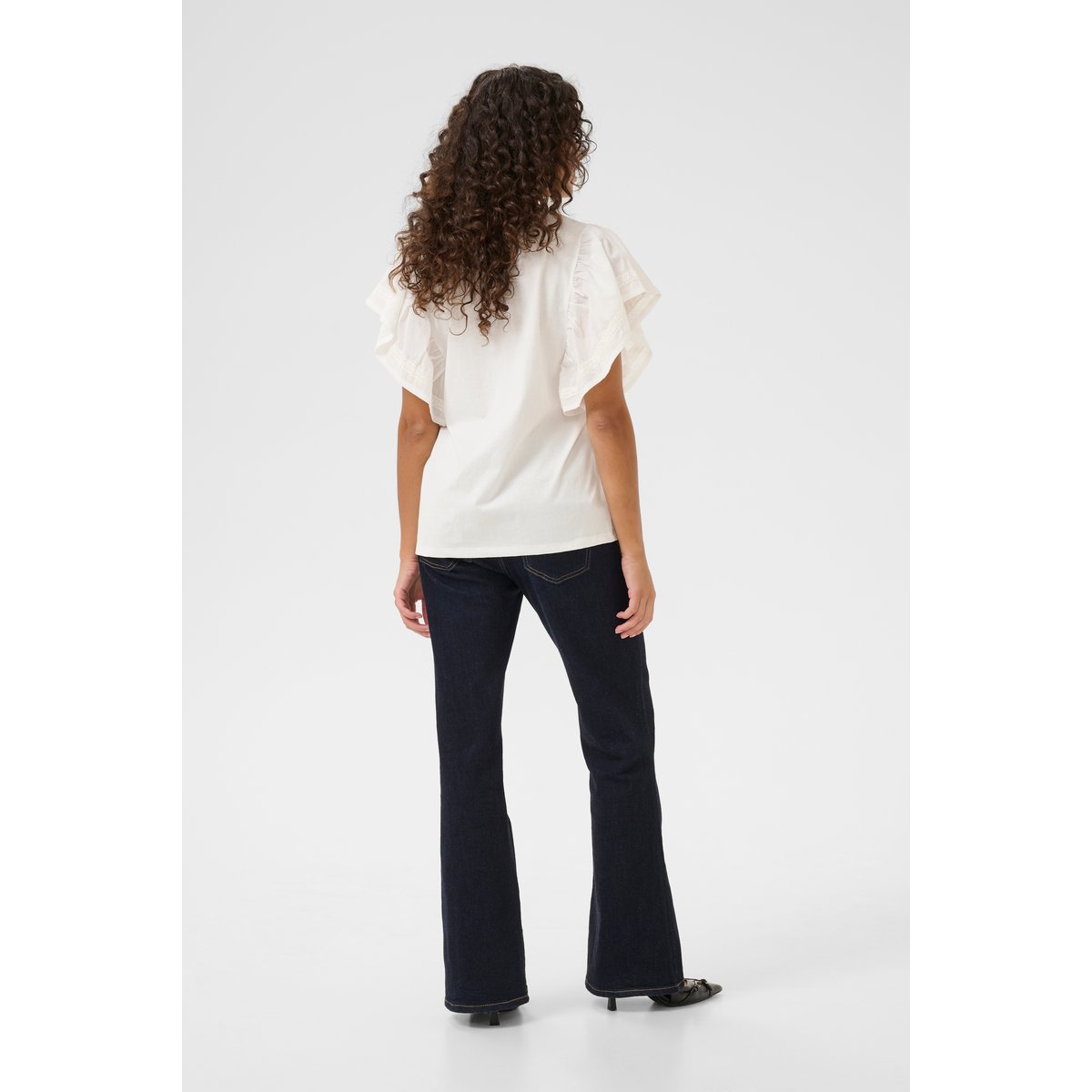 T-shirt blanc spring gardenia, CULTURE