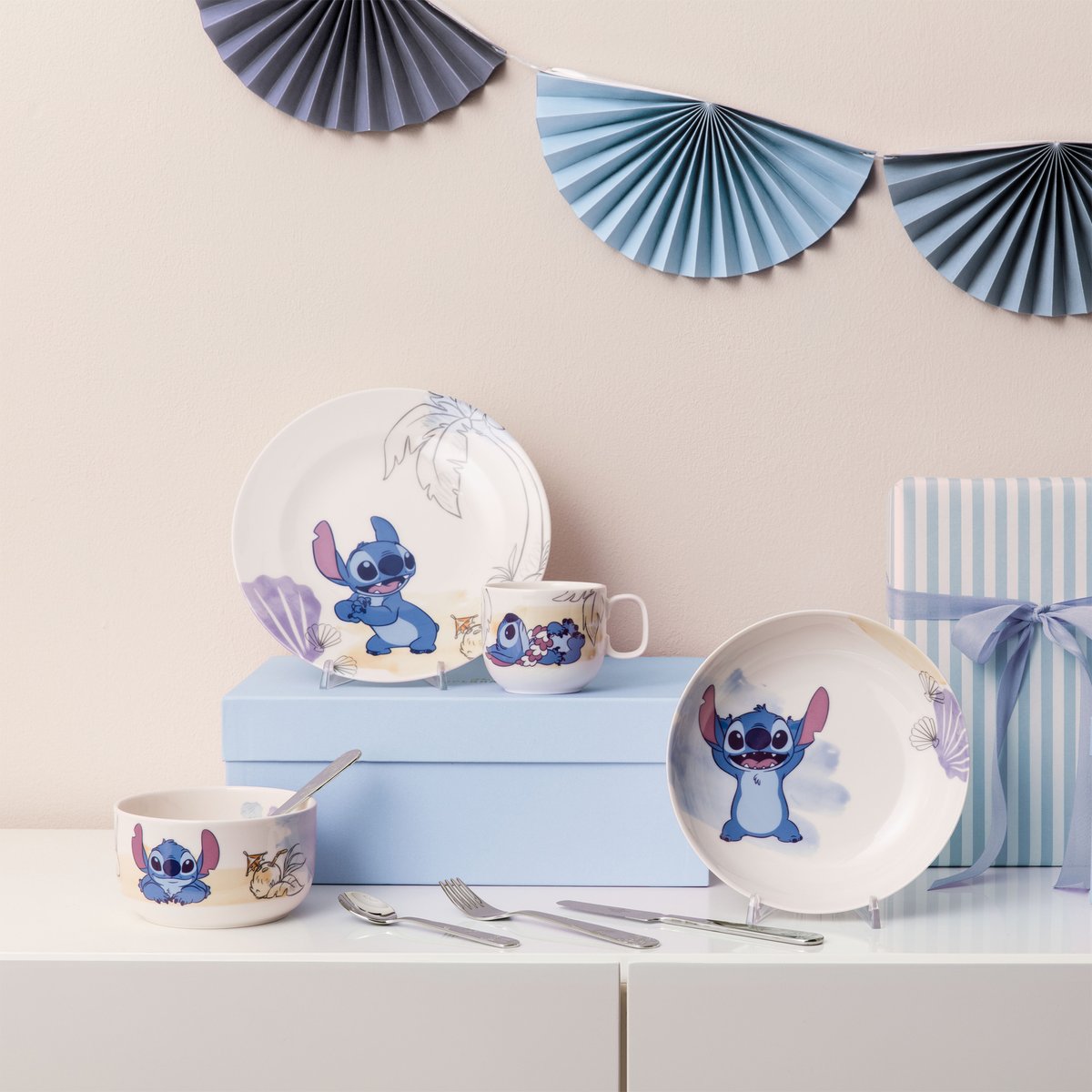 Assiette Pour Enfant DISNEY STITCH couleur unique, VILLEROY & BOCH