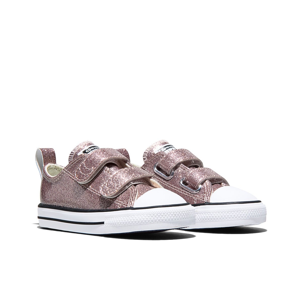 Baskets CHUCK TAYLOR ALL STAR 2V OX SHINY SHINE parme métallisé, CONVERSE