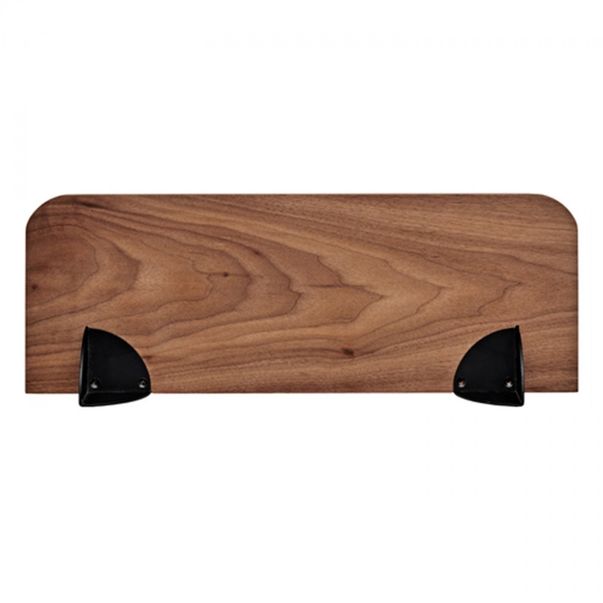 Etagère en bois Aedes 50 cm noyer/noir, AYTM