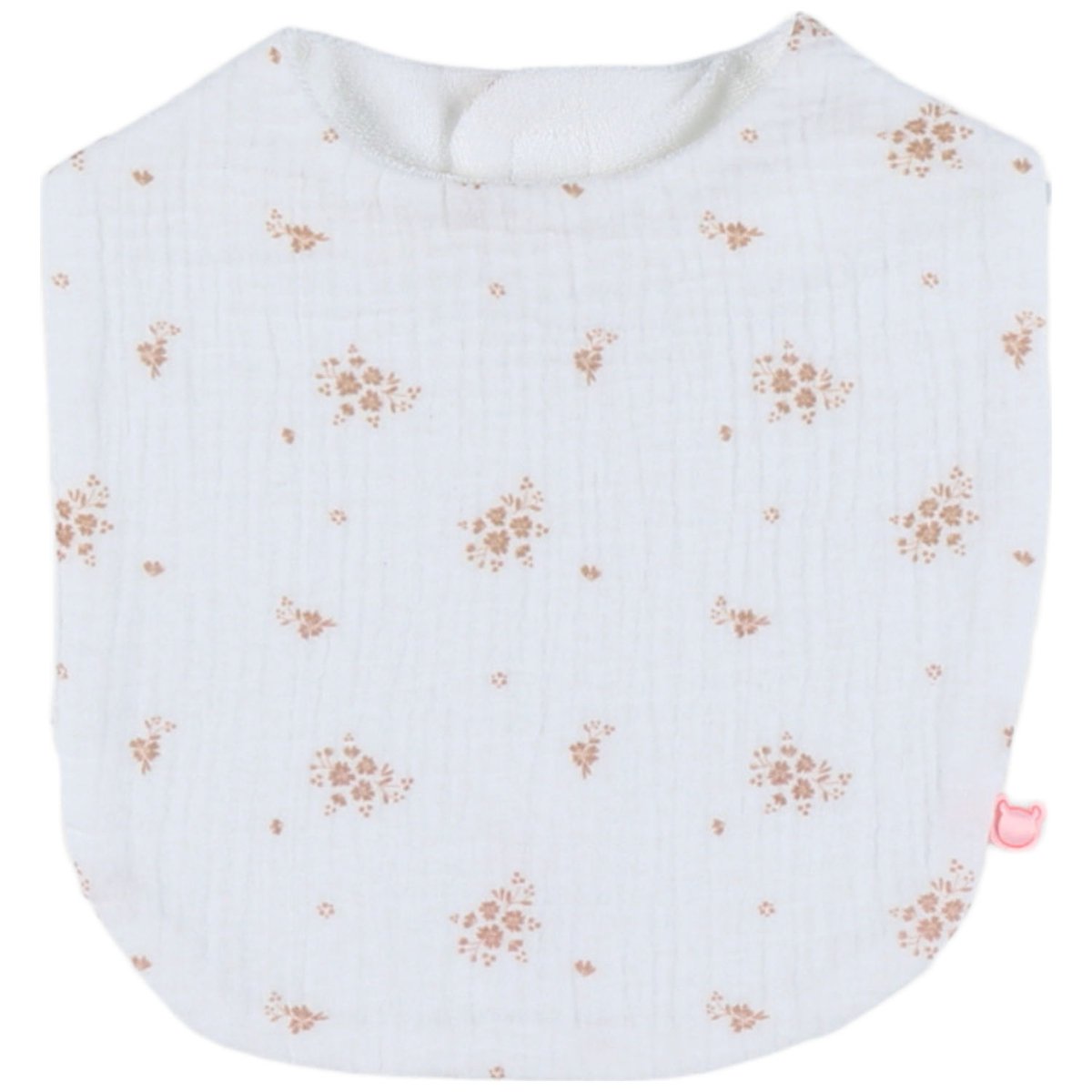 Lot de 3 bavoirs blanc, rose, NOUKIE'S