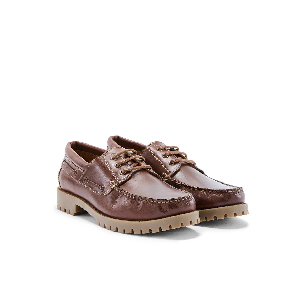 Derbies esprit bateau homme marron, PEDICONFORT